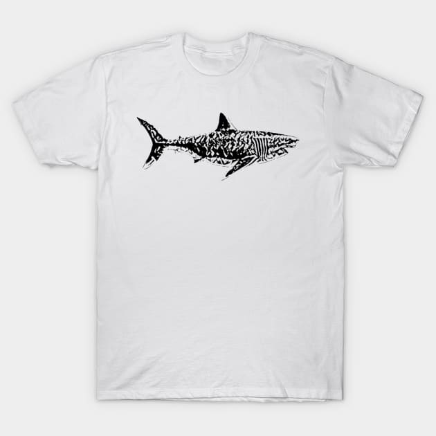 Shark T-Shirt by Nimmersatt